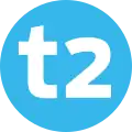 (Logo de la ligne T2 du trambus de Rennes)