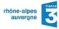 Logo de France 3 Rhône-Alpes Auvergne du 7 avril 2008 au 3 janvier 2010.