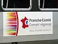 Logo du Conseil régional de Franche-Comté sur une Z2 rénovée.