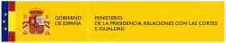 Logo du ministère de la Présidence, des Relations avec les Cortes et de l'Égalité entre 2018 et 2020.