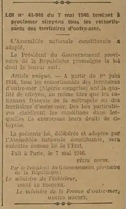 Description de l'image Loi Lamine Guèye.jpg.