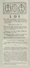 Paris, 16 octobre 1791 : Loi portant que tout homme est libre en France selon l'article III des Institutes coutumières d'Antoine Loysel, 1679.