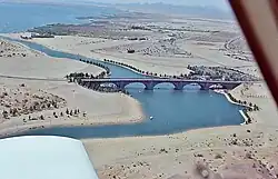 Le pont de Londres à Lake Havasu City, en 1973.