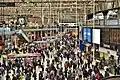 Hall de la gare de Londres-Waterloo.