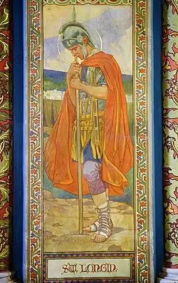 Longin dans la basilique Saint Pierre et Saint Paul à Vyšehrad (Tchéquie).