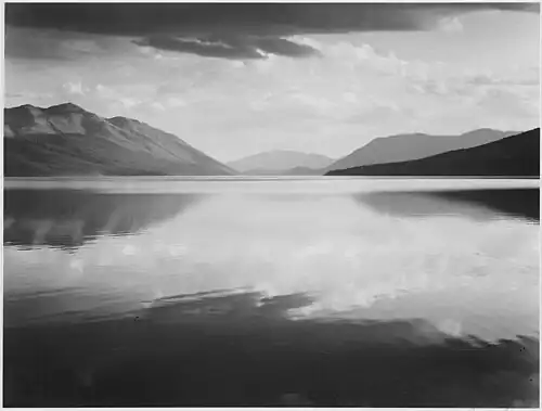 Evening, McDonald Lake, Glacier National Park, 1942.