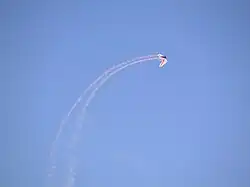 Looping en delta haute vélocité.