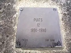 Puits no&nbsp;12, 1891-1980.