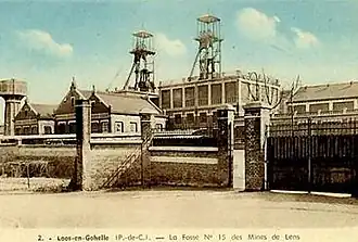 Fosse no&nbsp;15 - 15 bis Saint Maurice ou Maurice Tilloy, après la guerre (la même que précédemment).