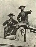 Lord Edward Cecil (en) et le colonel Baden-Powell lors de la seconde guerre des Boers