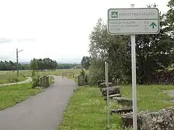 Ancien chemin de fer, voie verte.