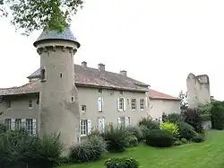 Château de Mardigny à Lorry-Mardigny, vue de la façade ouest.