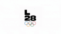Logo LA 2028 en version Gif dévoilé en 2024.