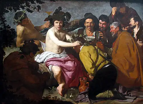 Velázquez, Le Triomphe de Bacchus, vers 1628-1629, musée du Prado