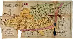 Le lotissement en 1927