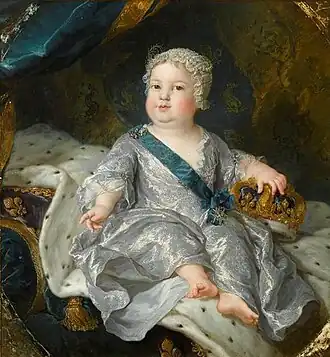 Le dauphin Louis à 1 an, Alexis Simon Belle.