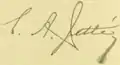 Signature de Louis-Amable Jetté