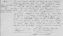 Acte de mariage entre Louis Hippolyte Lafontaine et Julie Elisabeth Geneviève dite Jane Morrison. 30 janvier 1861. Paroisse Notre-Dame-de-Grâce de la ville de Montréal.