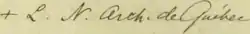 signature de Louis-Nazaire Bégin