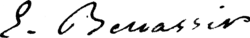 signature de Louis Émile Benassit