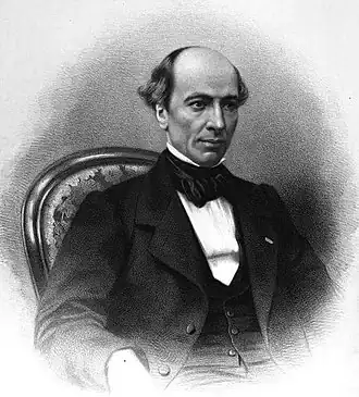 Le médecin Louis Alfred Becquerel, fils aîné d'Antoine, en 1865.