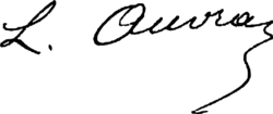 signature de Lucien Auvray