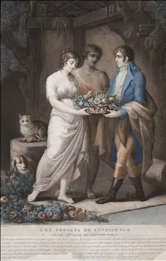 Louis François Mariage – Cadeau donné au pauvre