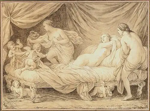 Les Trois Grâces taquinées par Cupidons, 1778, Metropolitan Museum of Art.