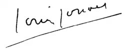 signature de Louis Jouvet