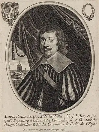 Louis Ier Phélypeaux de La Vrillière, secrétaire d'État