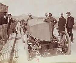 Louis Rigolly, Coupe de Rothschild à la semaine de Nice 1904 (Godron-Brillié Paris-Madrid 110&nbsp;hp - RM à 152,542&nbsp;km/h devant son coéquipier Arthur Duray).