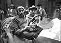 Louis Wagner au Grand Prix de France en 1914.