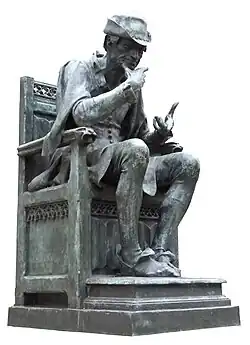 Monument à Louis XI (1886, détail), Bourges.