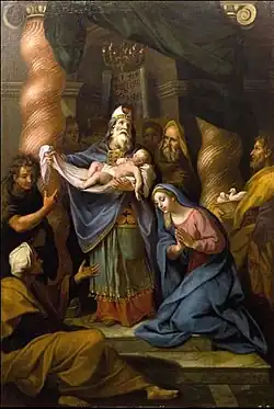 Louis de Boullogne - La présentation de Jésus au Temple, 1715.