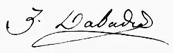 signature de Louise Dabadie