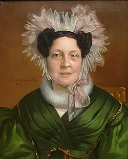 Portrait présumé de la baronne Lepic, 1834, localisation inconnue.