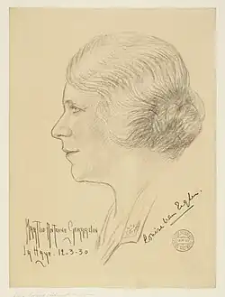 Portrait de Louise van Eeghen, 1930