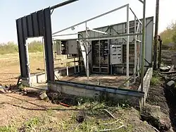 Le site, vandalisé, en 2011.