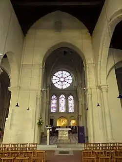 Le chœur de l'église.