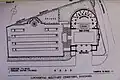 Plan du cimetière et du mémorial.