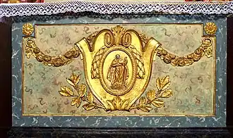 Devant d'autel sous le retable de saint Antoine