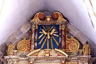 Troisième niveau du retable