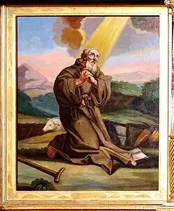 Saint Antoine en prière