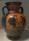 Amphore attique à figures noires