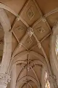 Bas-côté nord, voûte de la 3e&nbsp;travée.