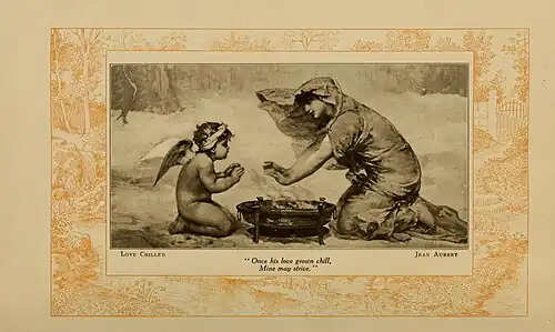 Illustration pour  Love poems from the works of Robert Browning and Elizabeth Barrett Browning (publié en 1909).