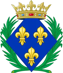 Blason de Eugénie de Bourbon, Madame Royale