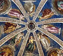 Fresque de la Sacristie de saint Jean (1479) de Luca Signorelli.