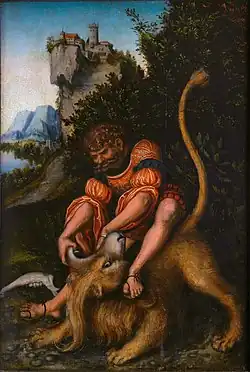 Samson et le lion1525, Weimar