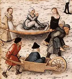 La fontaine de jouvence (détail), Lucas Cranach l'Ancien (1546).